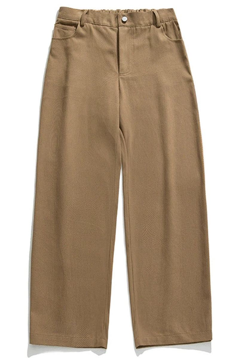 Washed Cotton Relaxed Trousers - EU Only