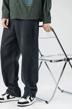 Minimalist Washed Straight Jeans - EU Only