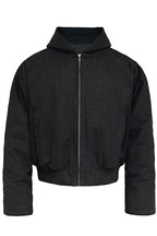 Canvas Hooded Bomber