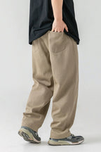 Washed Cotton Relaxed Trousers - EU Only