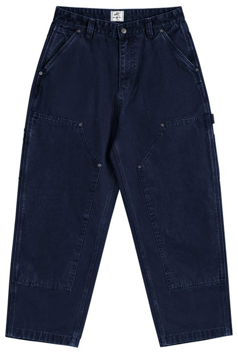 15oz Washed Canvas Carpenter Double Knee Trousers - EU Only