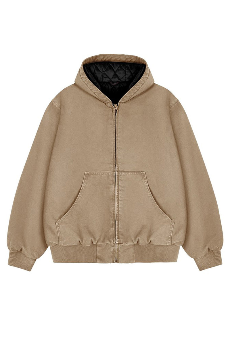 15oz Hooded Canvas Work Jacket - EU Only