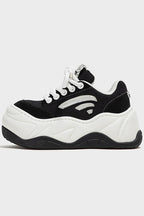 Chunky Platform Black Sneakers
