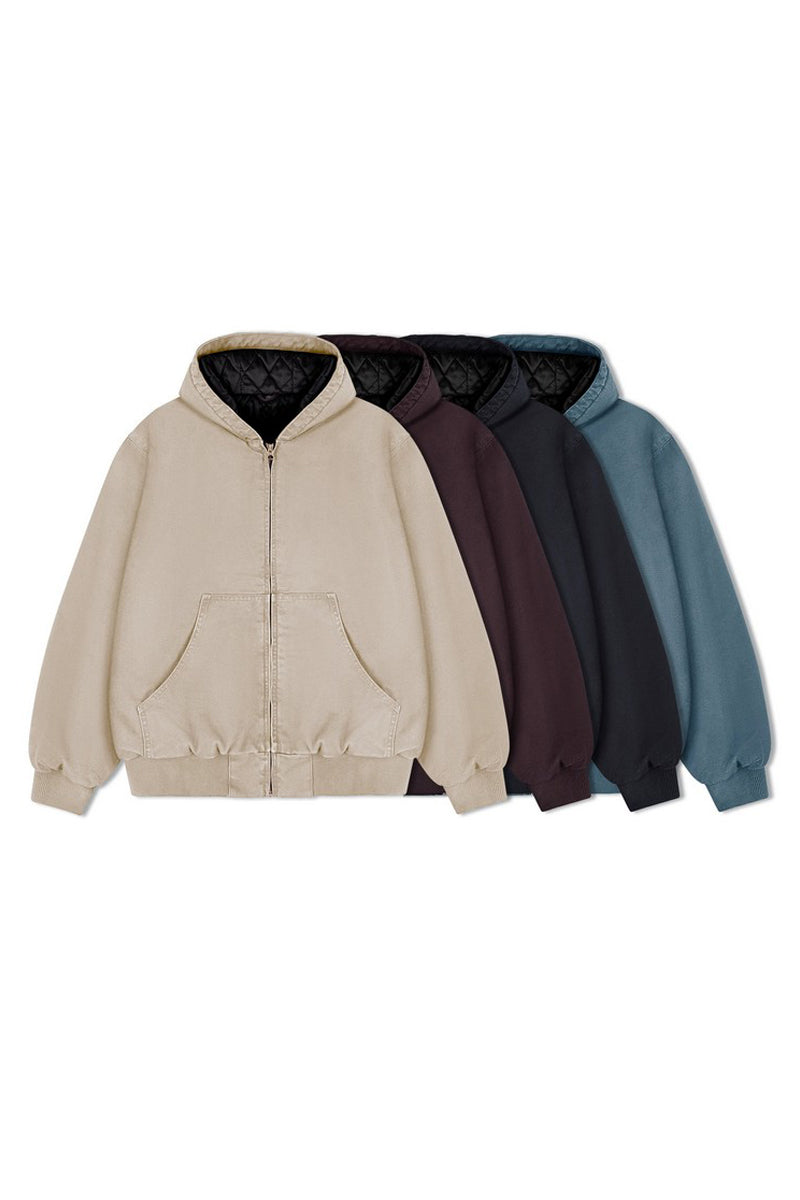 15oz Hooded Canvas Work Jacket - EU Only