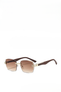 Gold Frame Double Brown Sheet