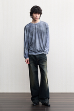 Vintage Wash Straight Jeans