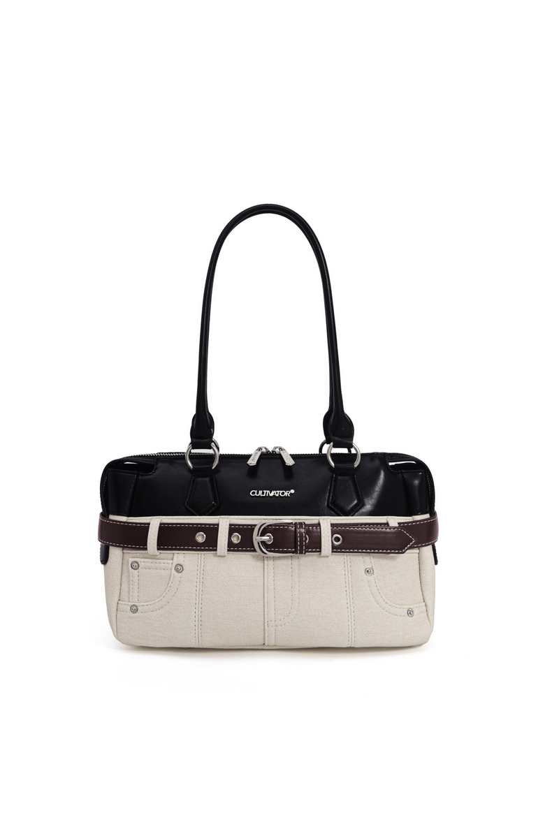 Retro Colorblock Bowling Bag
