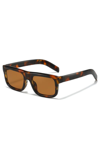 Leopard Print Frame Brown Film