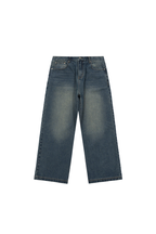 Washed Straight Jeans