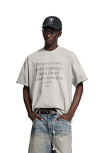 Heavyweight Letter T-Shirt