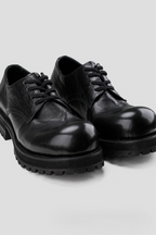 Washed Leather Derby Shoes