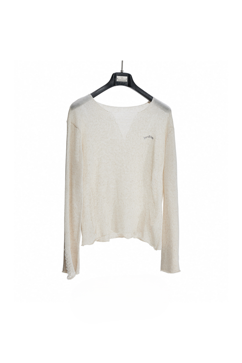 Deep V Knit Top