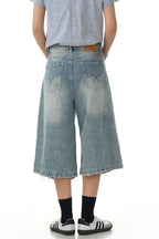 Distressed Washed Jorts