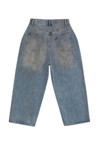 13.5oz Yellow Dyed Baggy Jeans