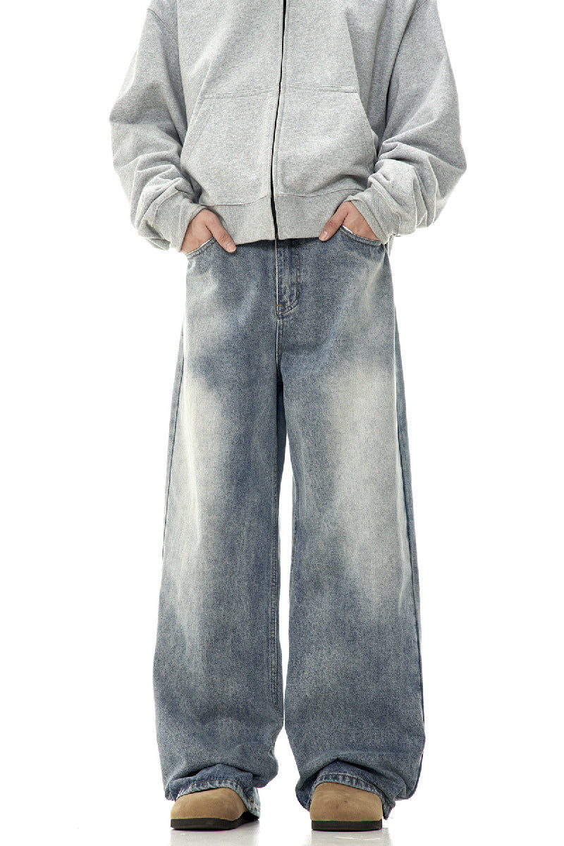 Retro Washed Oversized Jeans - EU Only