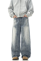 Retro Washed Oversized Jeans - EU Only