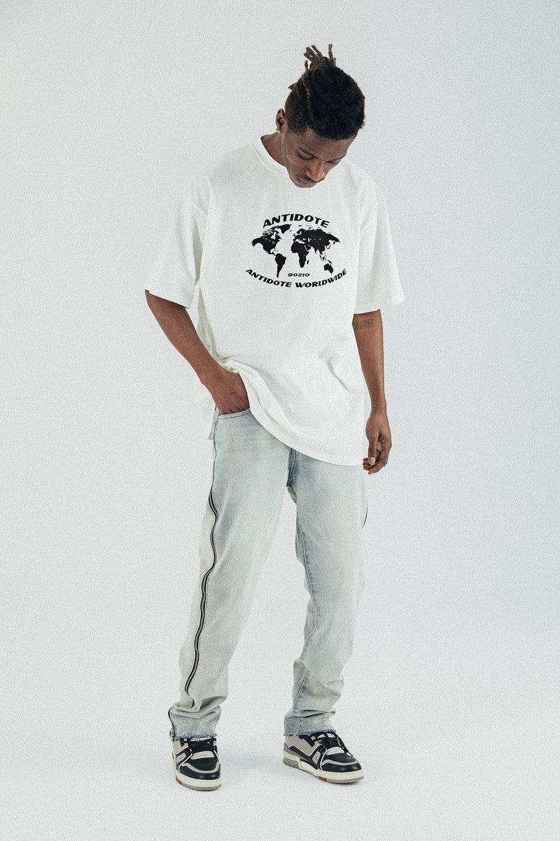 Antidote Earth Print Logo Tee