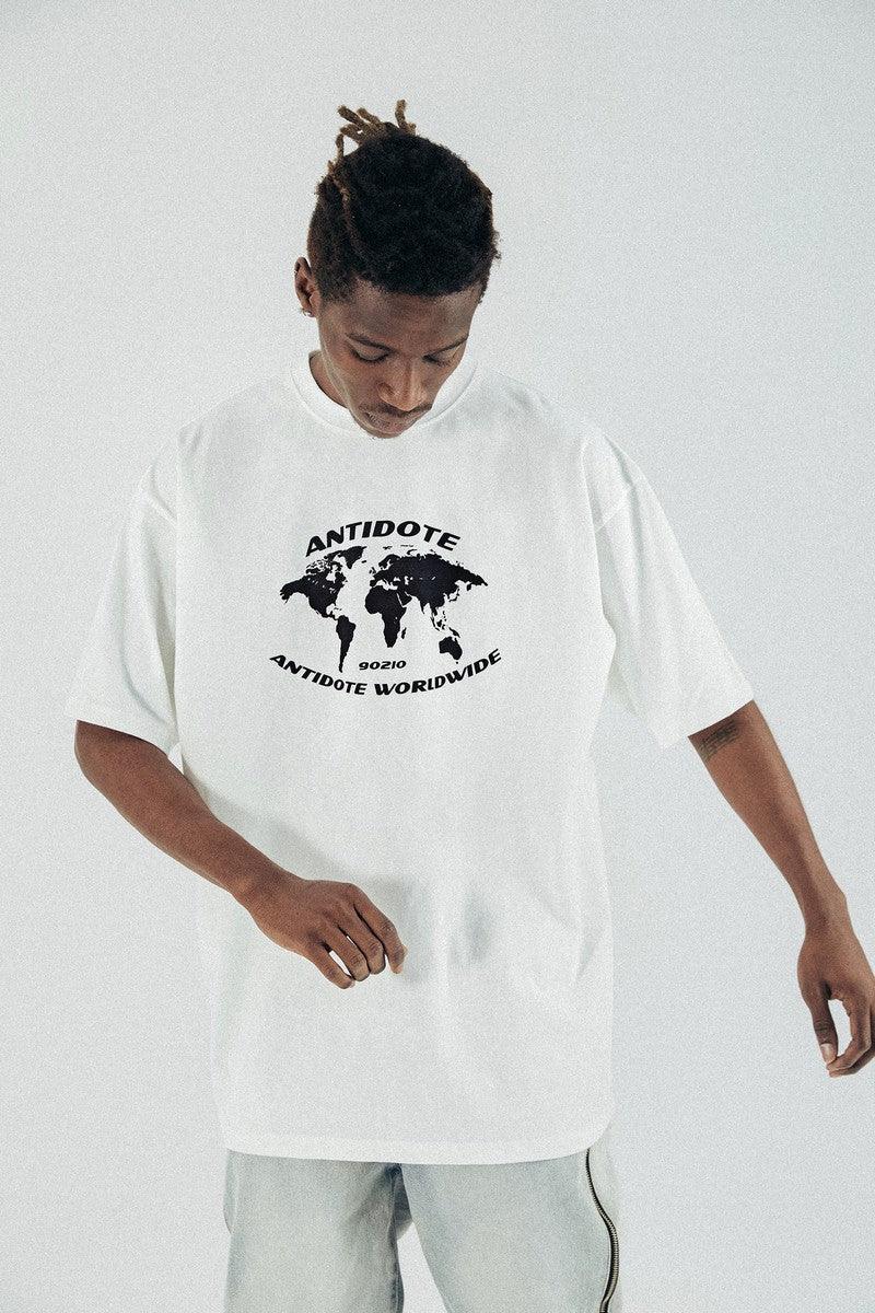 Antidote Earth Print Logo Tee