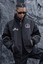 STEEPC Embroidered Logo Racing Jacket