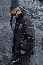 STEEPC Embroidered Logo Racing Jacket
