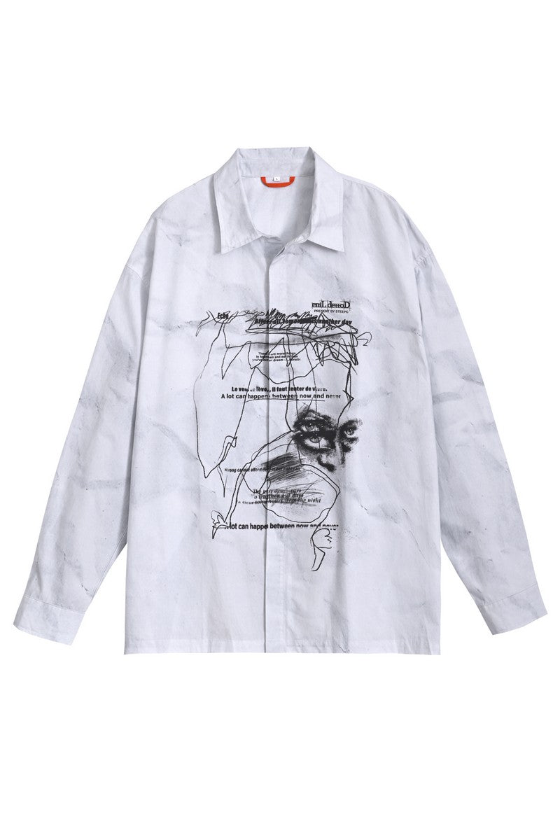 STEEPC Abstract Loose Casual Shirt