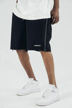 Antidote Side Zipper Loose Shorts