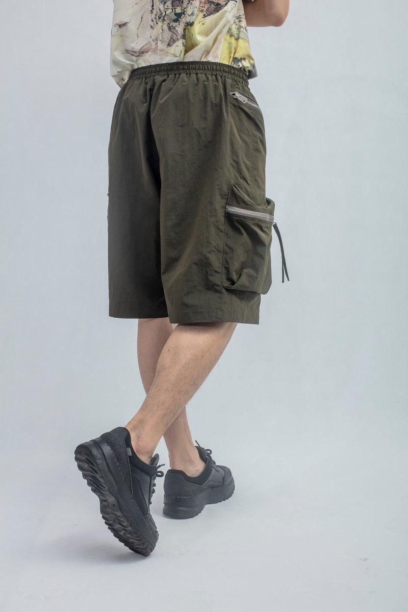 Error Code Multi Pocket Zipper Shorts