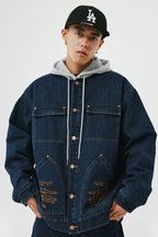 Antidote Logo Loose Jeans Jacket
