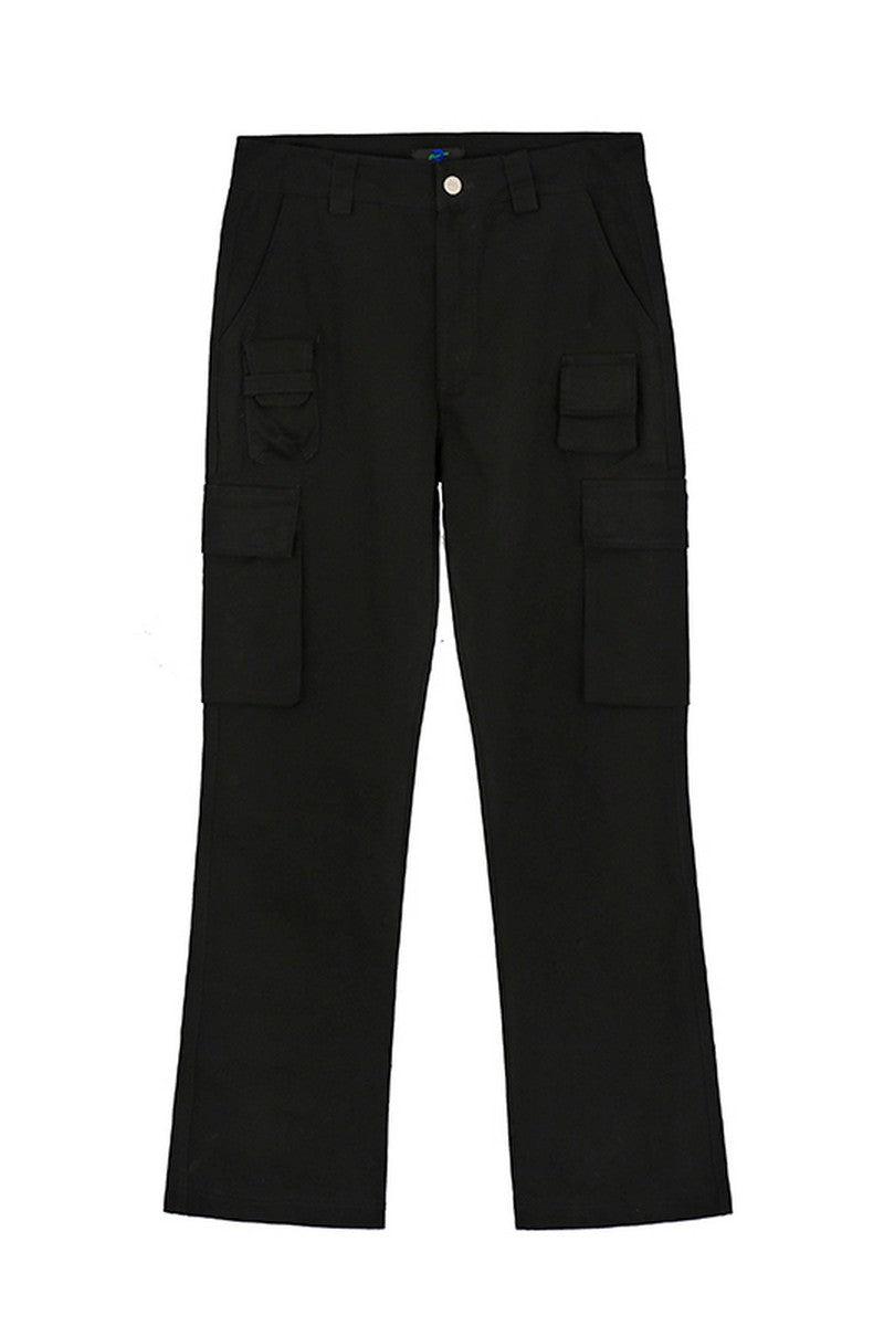 CZ Zipper Multi Pocket Flared Trousers