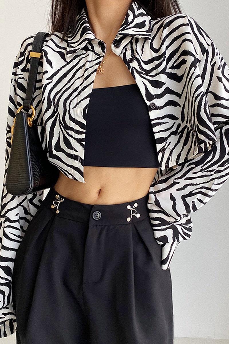 CZ Safari Cropped Shirt