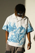 Empty Reference Childbirth Painting Cuban Shirt
