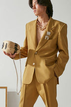Mix7 Golden Suit Jacket - UK Only