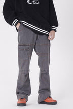 CZ Dark Washed Flared Jeans