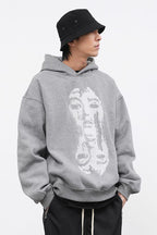 CZ Faces Printed Hoodie