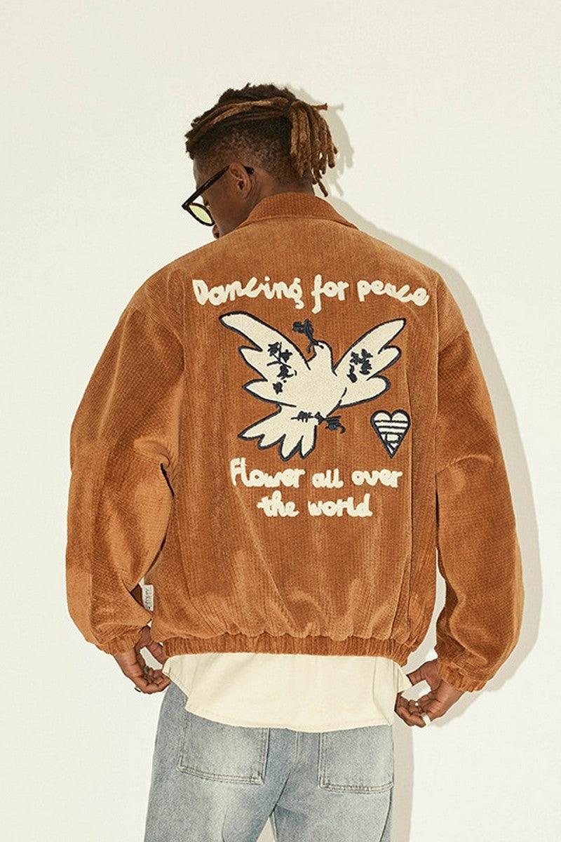Empty Reference Peace Corduroy Jacket