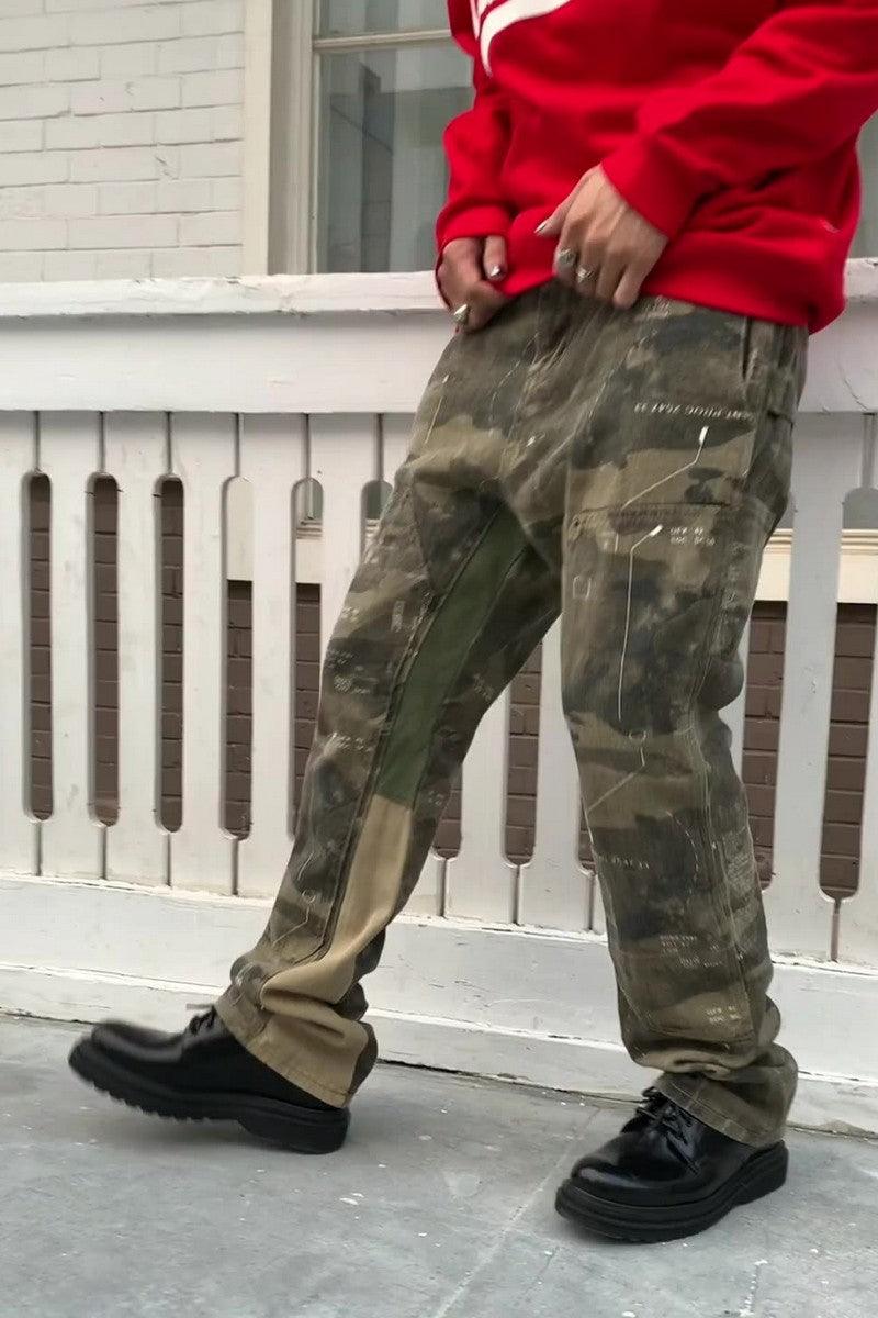 CZ Camo Double Knee Flared Trousers