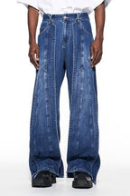 Layered Loose Jeans