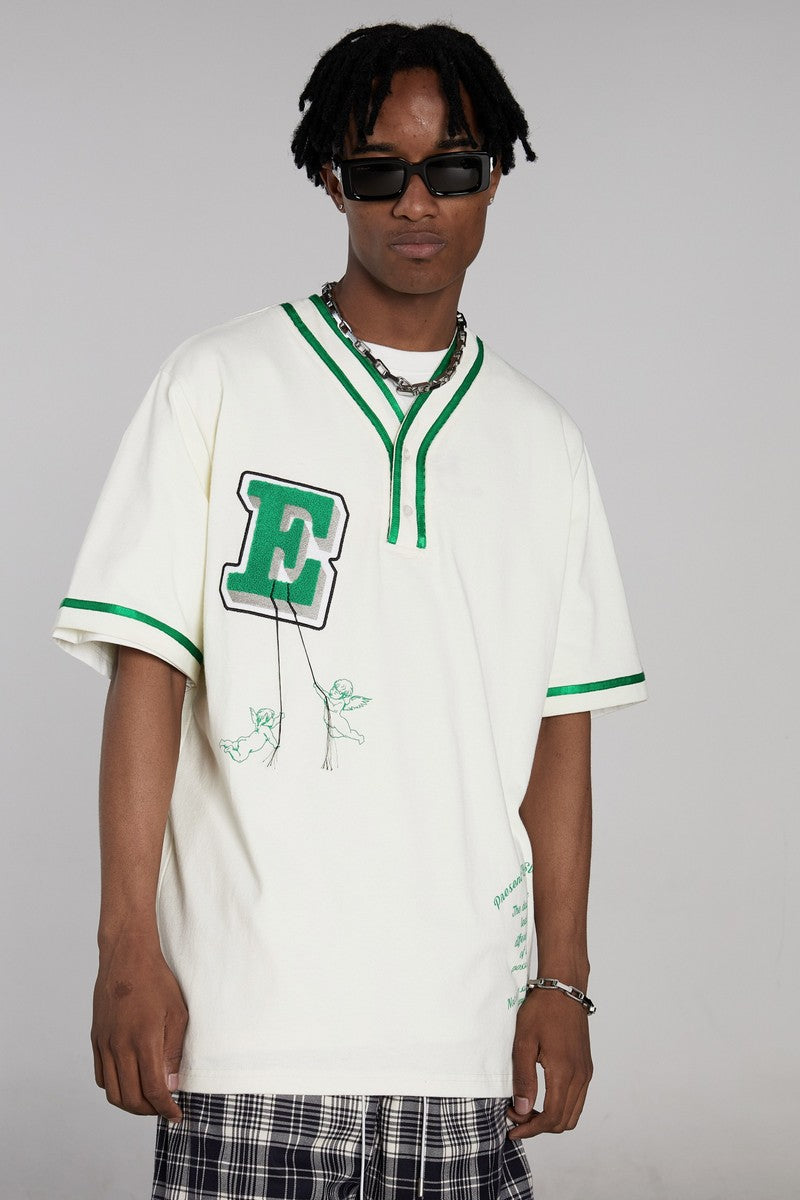 STEEPC Embroidered Logo Baseball Tee