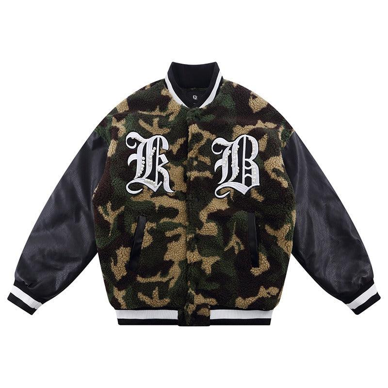 CZ Camo Sherpa Varsity Jacket