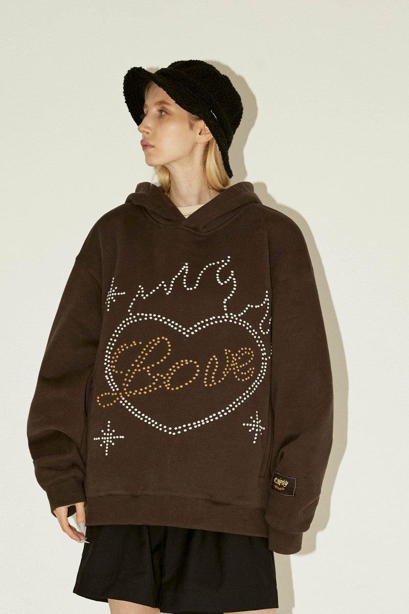 Empty Reference Love Pearls Hoodie