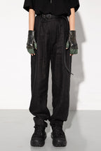 Unknown World Belt Straight Trousers