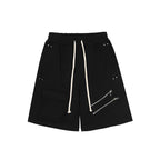 CZ Zipper Loose Shorts