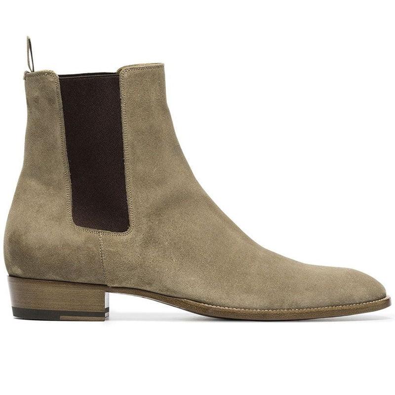CZ Leather Chelsea Boots
