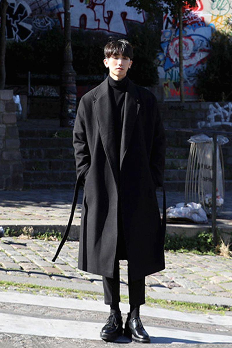 CZ Belted Woolen Coat