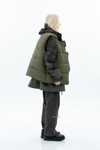 Error Code Stitched Vest Tactical Camo Jacket