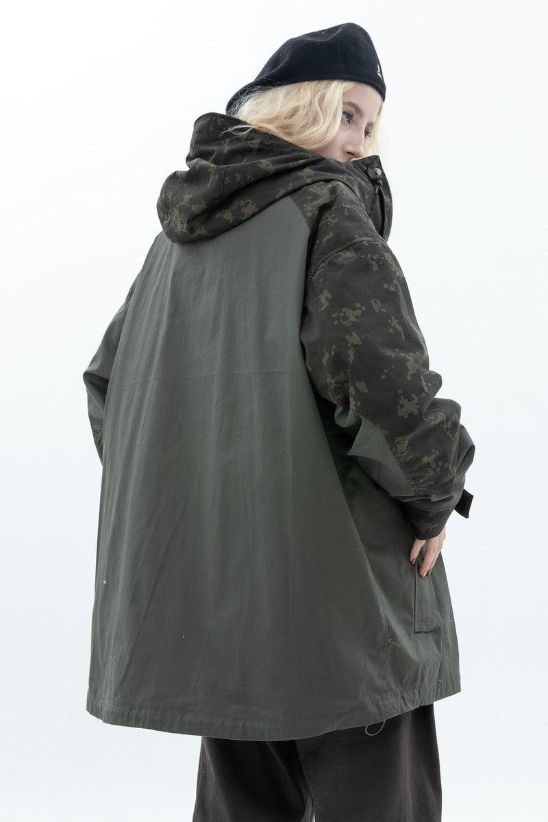 Error Code Stitched Vest Tactical Camo Jacket