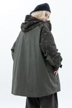 Error Code Stitched Vest Tactical Camo Jacket