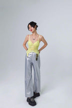 CZ Lemon Lace Vest