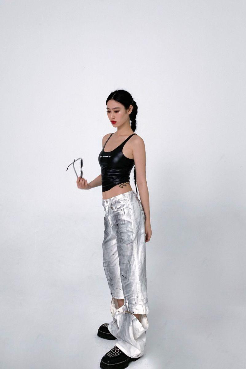 CZ Splash Ink Zipper Trousers