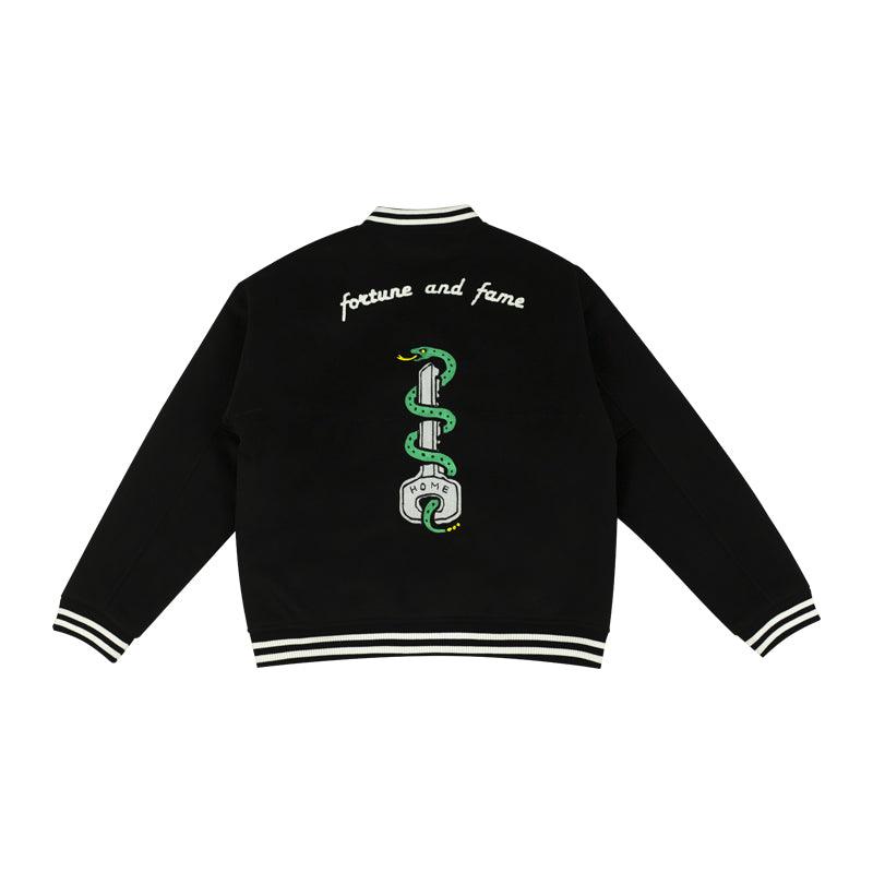 F&F Snake Varsity Jacket
